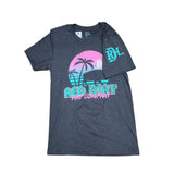 Red Dirt Unisex Miami Vice Dark Grey T-Shirt