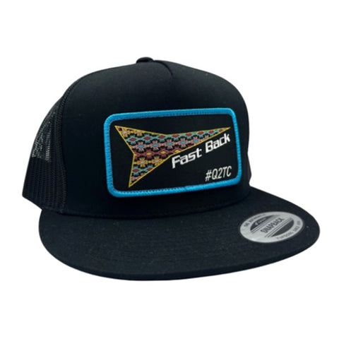 Red Dirt Fast Back Black Aztec Cap