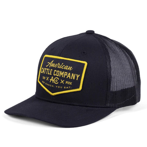 American Cattle Company Black & Yellow Cap