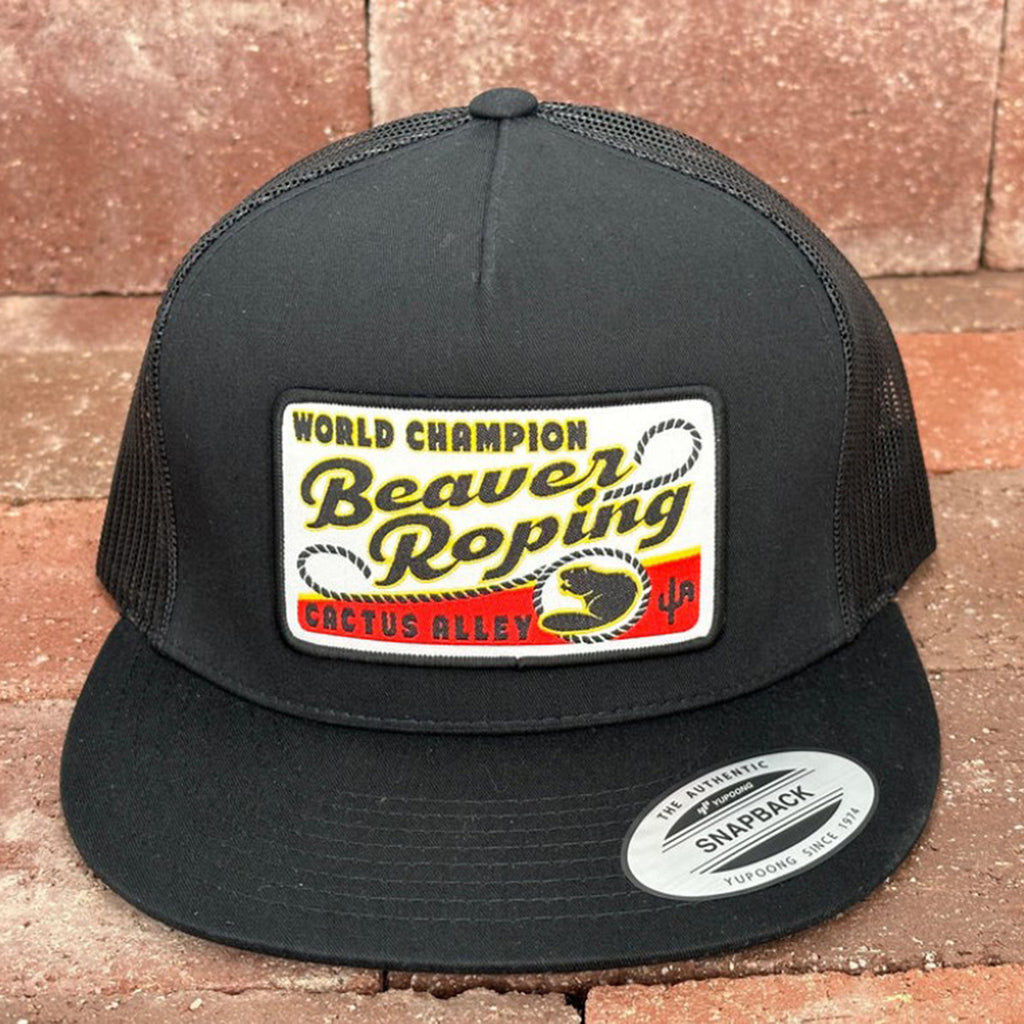 Cactus Alley Beaver Roping Black Cap