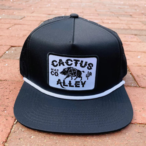 Cactus Alley Hog Wild Black Laser Cap