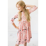 Mila & Rose Pink Unicorn Rainbow Dress