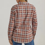 Wrangler Women's Flannel Snap Plaid Shirt