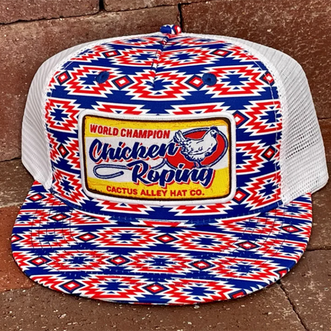 Chicken Roping Aztec Cap