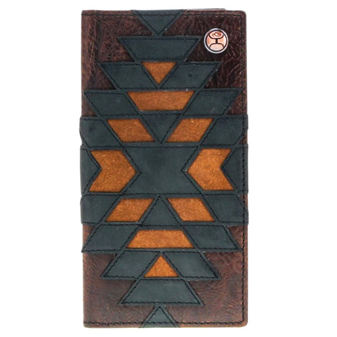 Hooey Men's Multi Patchwork CheckBook