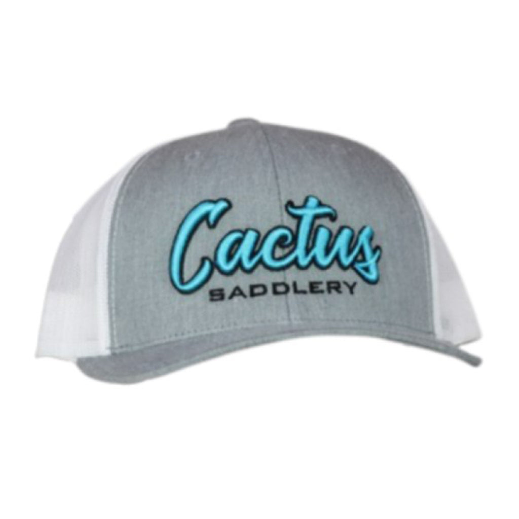 Red Dirt Cactus Heather Grey & White Cap