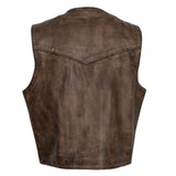 STS Ranchwear Vintage Brown Chisum Vest