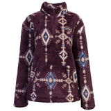 Hooey Youth Maroon Fleece Pullover
