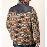 Roper Men's Orange Aztec Pullover