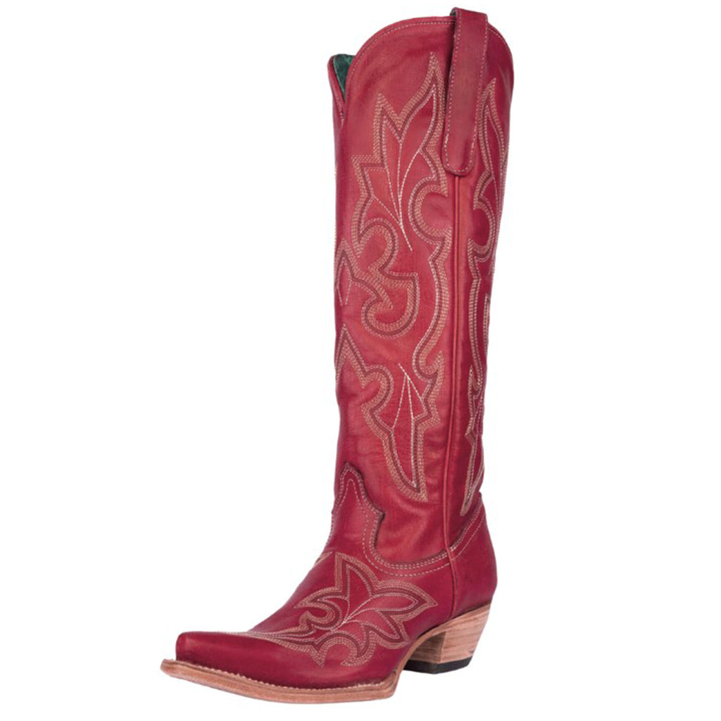 Corral Women's Red/Embroidery Tall Western Boots