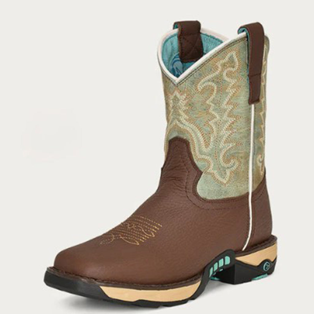 Corral Women's Chocolate/Mint Work Boot