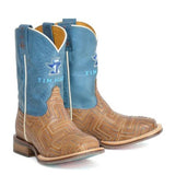 Tin Haul Boy's Bull Rider Square Toe Boot