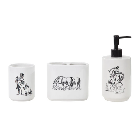 Ranch Life Counter 3pc Bath set