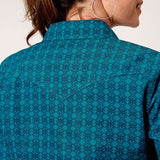 Roper Women's Horizontal Tile Print Shirt