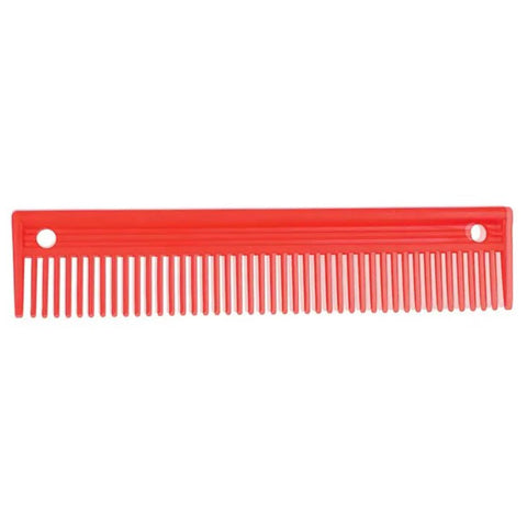 9" Red Plastic Comb