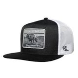 Rope Smart Black Ranch Life Monochrome Cap