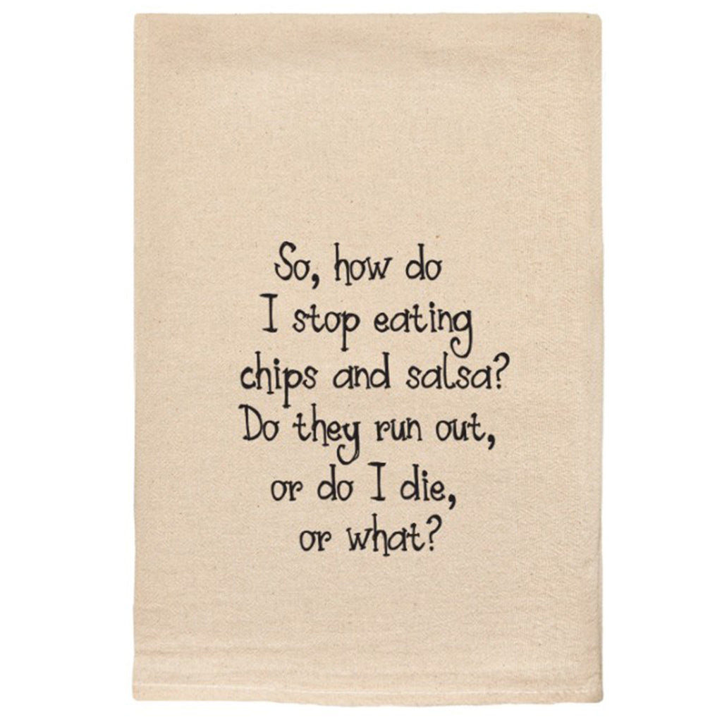 Chips & Salsa Tea Towel