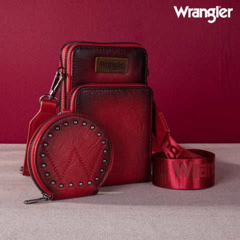 Wrangler Red Crossbody With Coin Purse