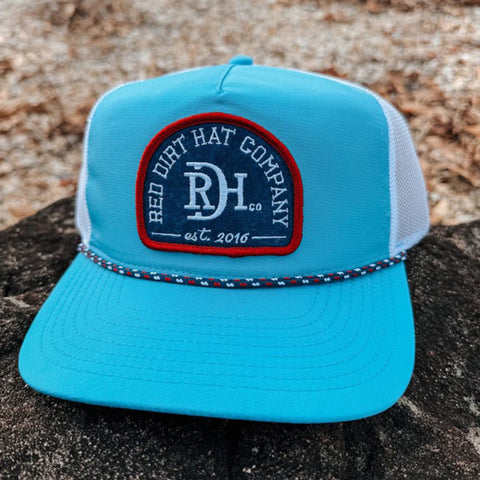 Red Dirt Blue/White Rope Seal Cap