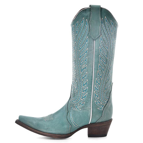 Corral Women's Turquoise Embroidered Western Boots
