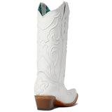 Corral Women's White Embroidered Snip Toe