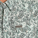Panhandle Men's Turquoise Paisley Shirt