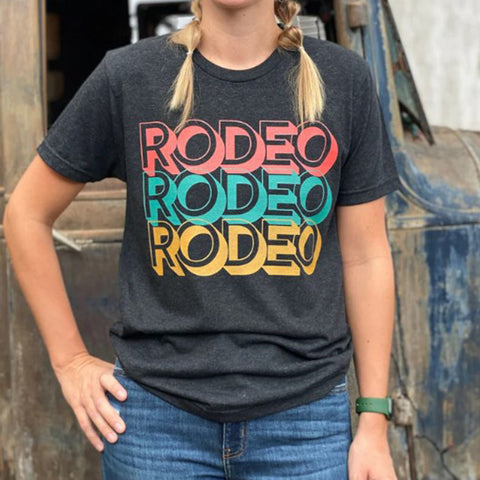 J Forks Women's Rodeo x3 Tee