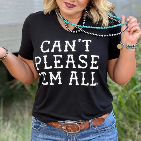 Texas True Black Can't Please 'Em All Tee