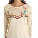 Panhandle Slim Women's Desert Print Long Sleeve Shirt
