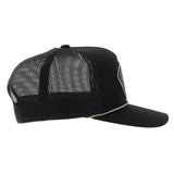 Hooey Black Turquoise Punchy Patch Cap