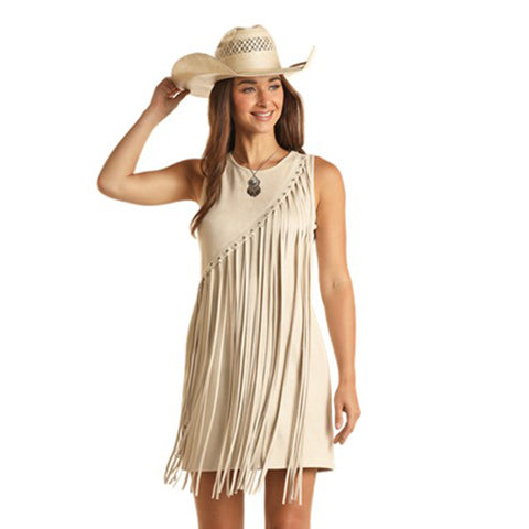 Rock & Roll Women's Asymmetrical Fringe Dress