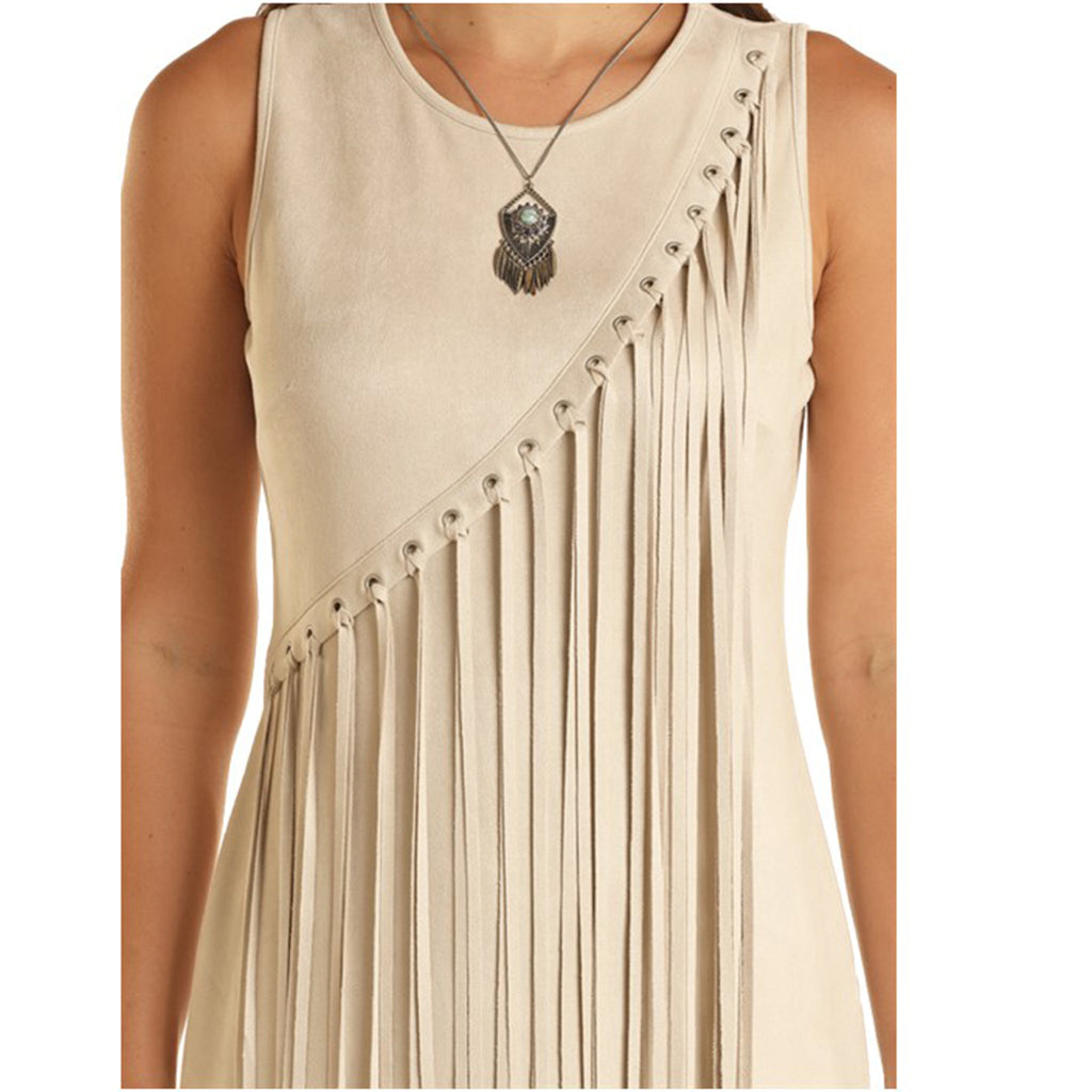 Rock & Roll Women's Asymmetrical Fringe Dress Rock & Roll Women's Asymmetrical Fringe Dress