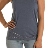 Panhandle Women's Navy Tulip Hem Tank