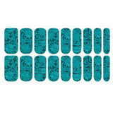 Saddle Up Teal Nail Strips