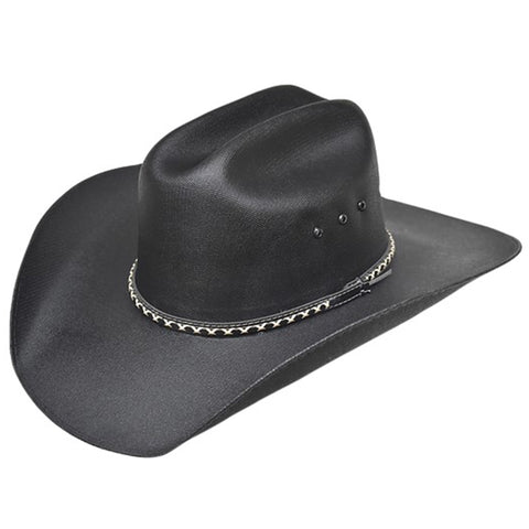 Lonestar Hats Black Folsom Straw Hat