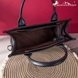 Montana West Black Boot Stitch Purse-Conceal Carry