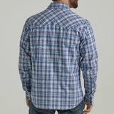 Wrangle Men's Blue Plaid Long Sleeve