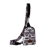 Wrangler Black Aztec Crossbody Purse