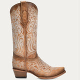 Corral Women's Tan Scrolled Boots