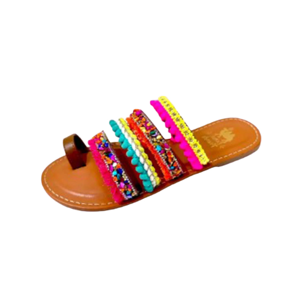 Camel Threads Women's Boho Vibrant Sandal