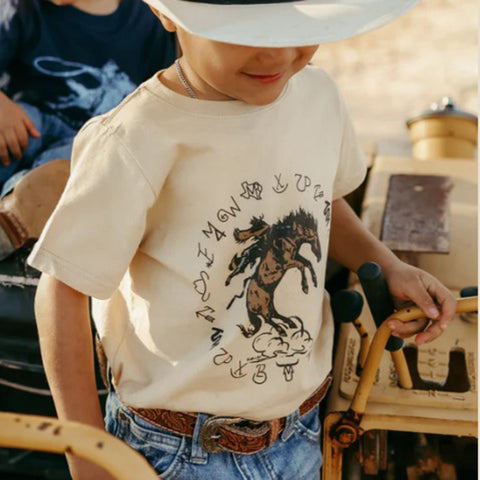 The Whole Herd Kid's Branded Mark Out Tee