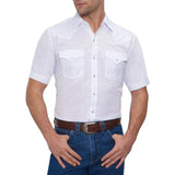 Ely Walker Men's White Short Sleeve