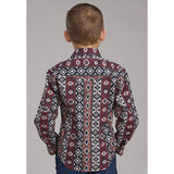 Roper Boy's Multi Aztec Stripe Shirt