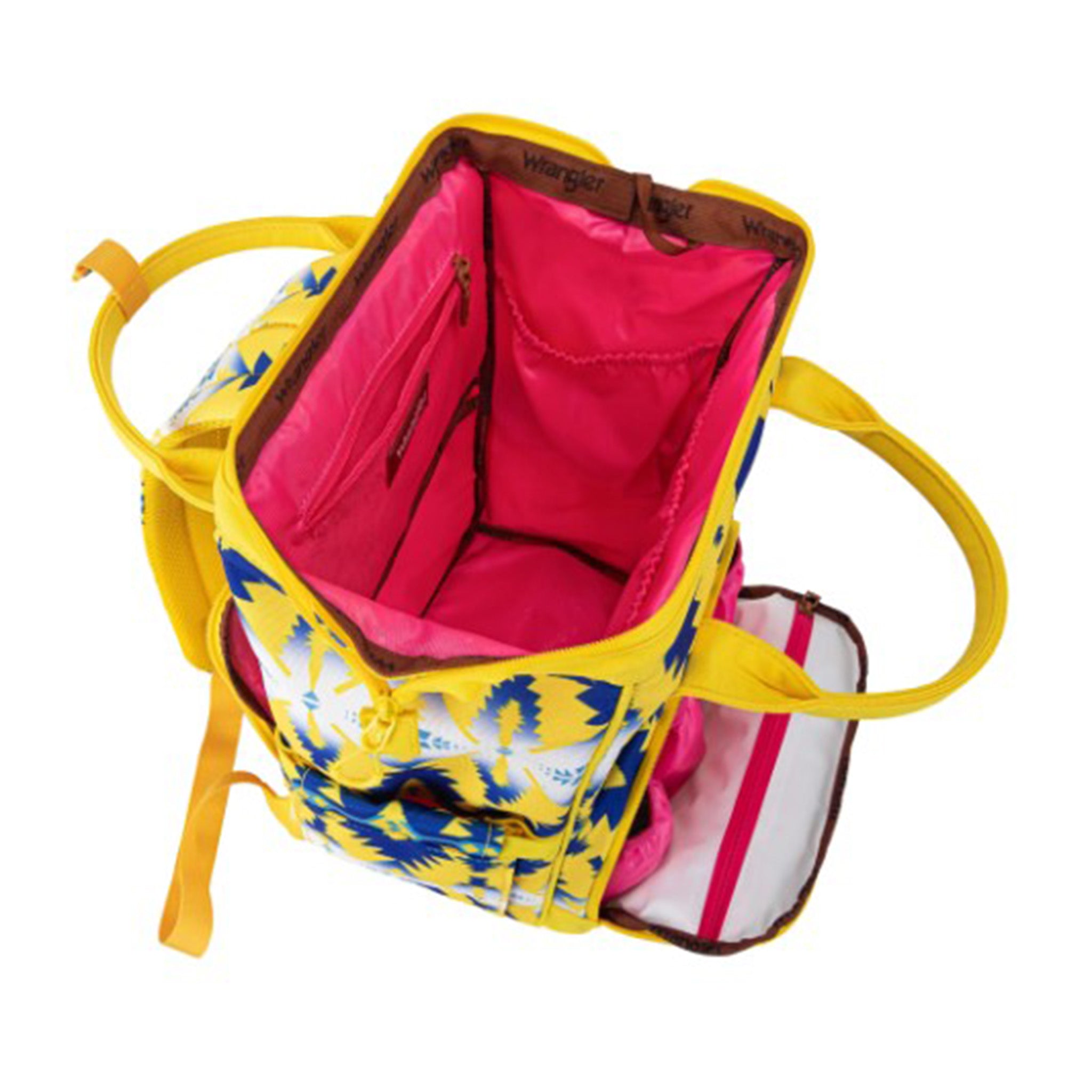 Wrangler Aztec Printed Callie Backpack - Mustard WG2204-9110 Wrangler Aztec Printed Callie Backpack  main image 4