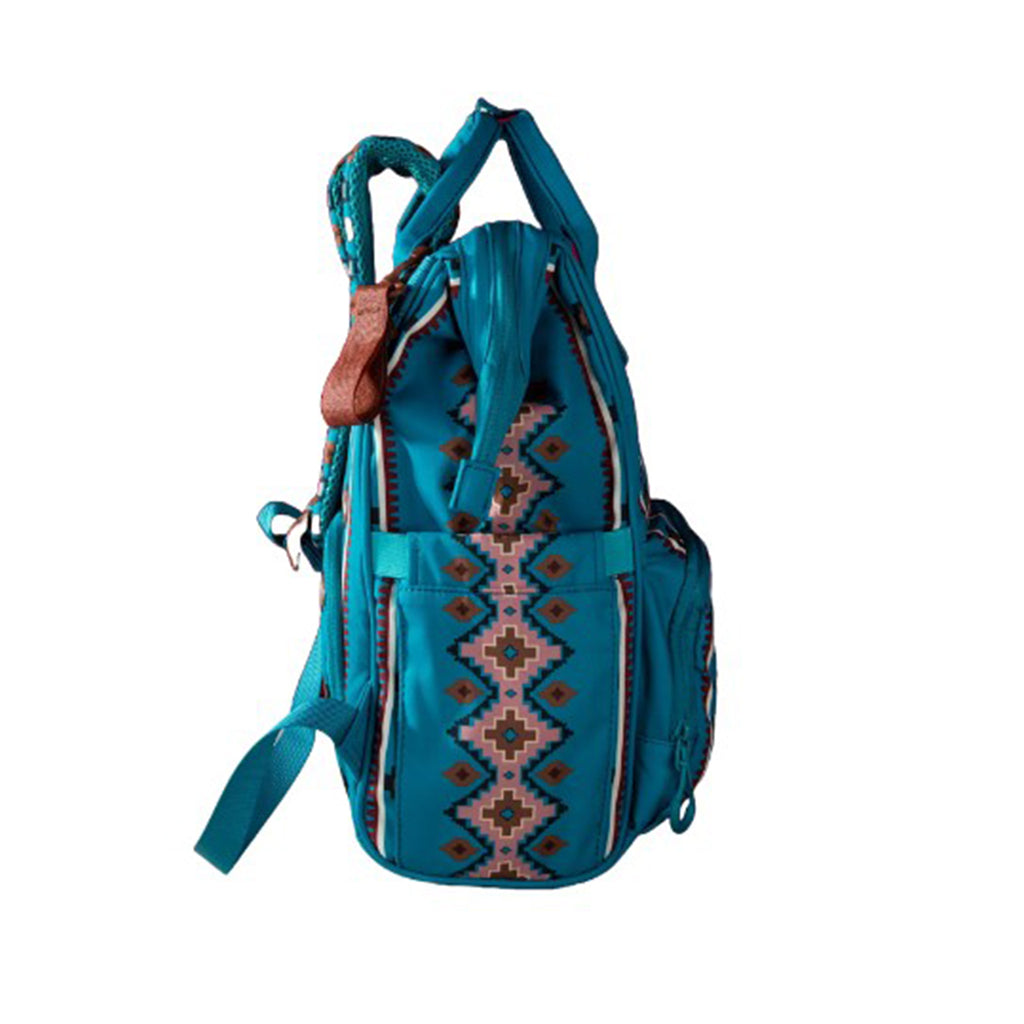 kelty aztec-style top zip backpack diaper bag Turquoise Callie Back Pack/Diaper Bag