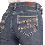 Rock & Roll Women's Dark Vintage Riding Jean