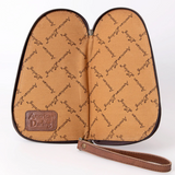 American Darling Tooled Leather Pistol Case