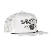 Lazy J White Performance Rope Cap