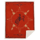 Sunset Rider Sherpa Throw