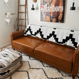 Presidio Black/White Oversized Throw Blanket